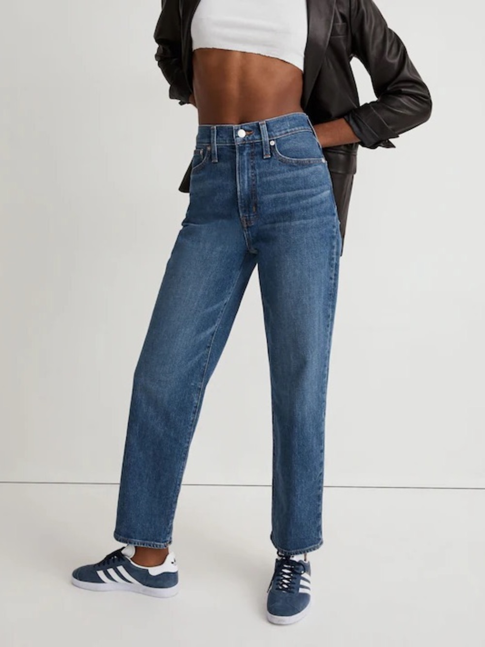 Madewell The Vintage Straight Jean Blue Wash - Modern Size 16/18 (Lg 33T)